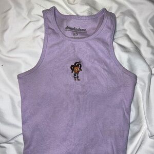Purple Nickelodeon Cartoon Tank